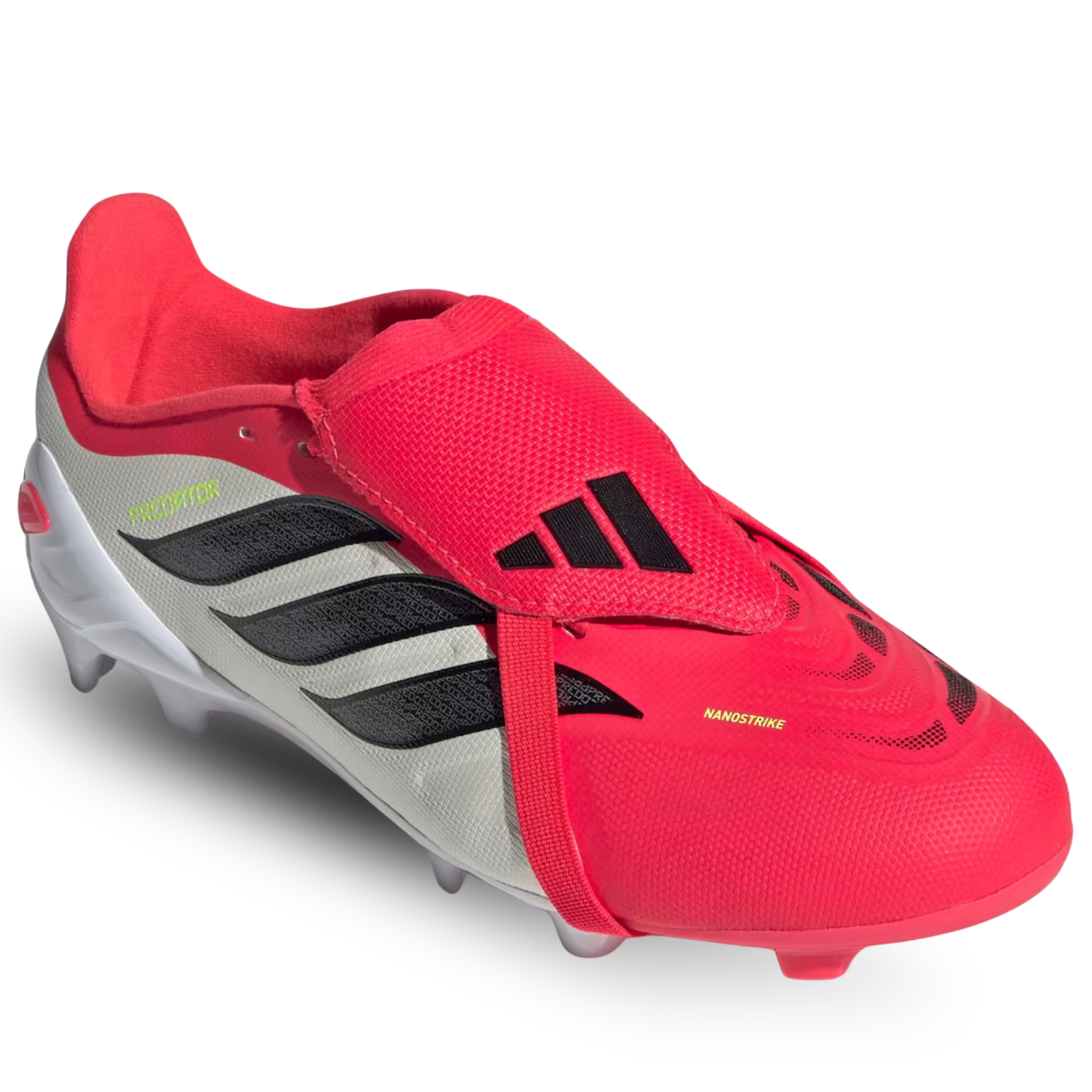 adidas Jr. Predator League FT Firm Ground Soccer Cleats (Lucid Red/Black/White)