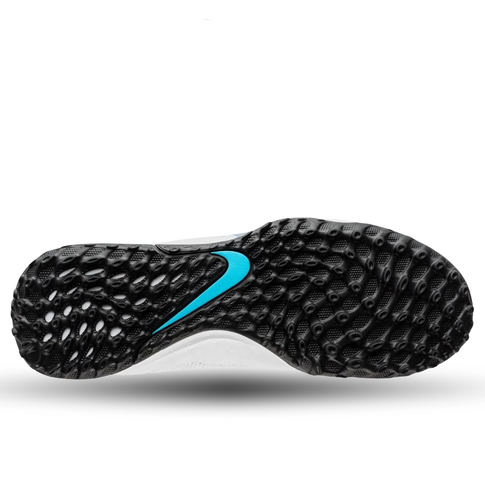 Nike Legend 9 Academy Turf Soccer Shoes (White/Black-Baltic Blue)