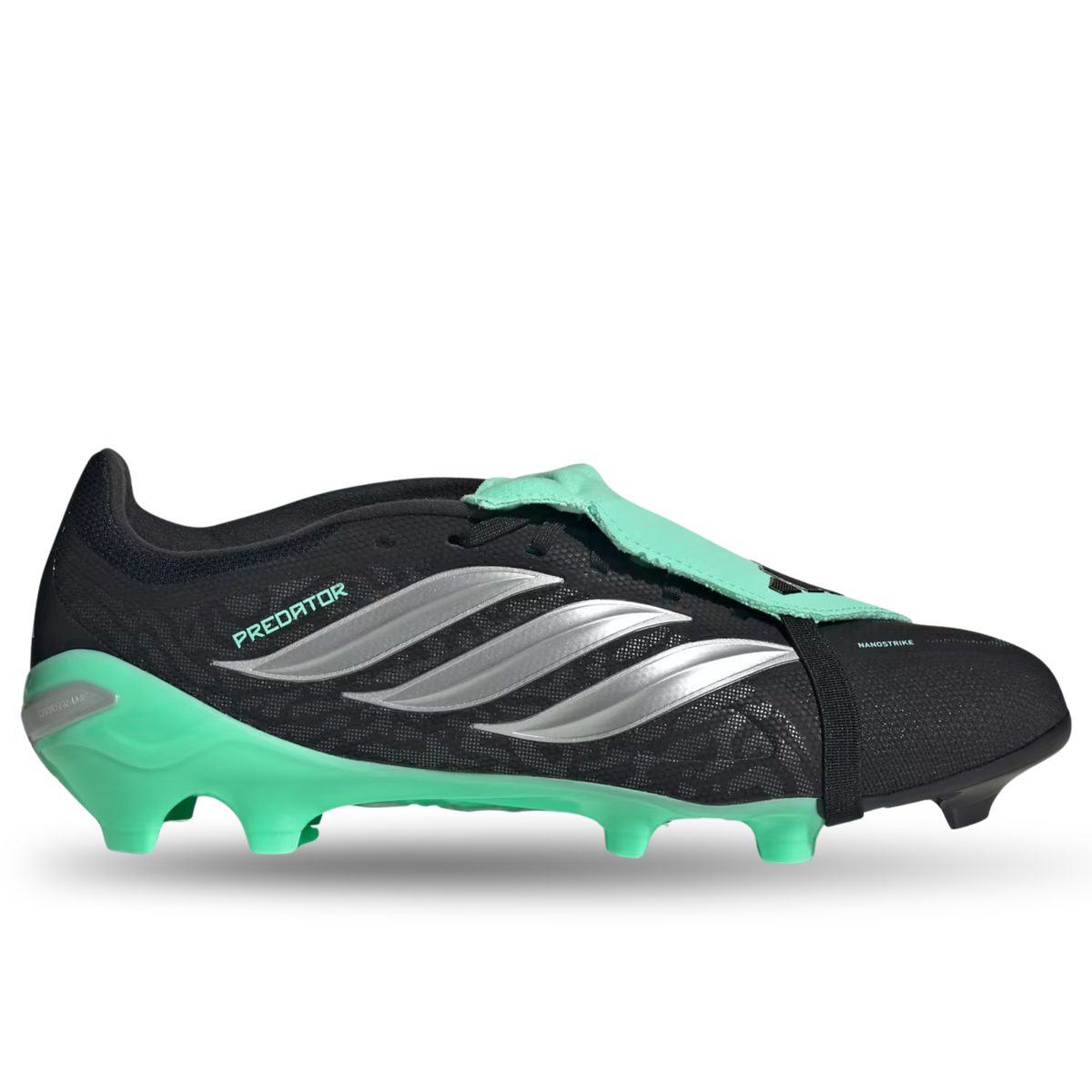 adidas Predator League FT Firm Ground Soccer Cleats (Black/Aqua)