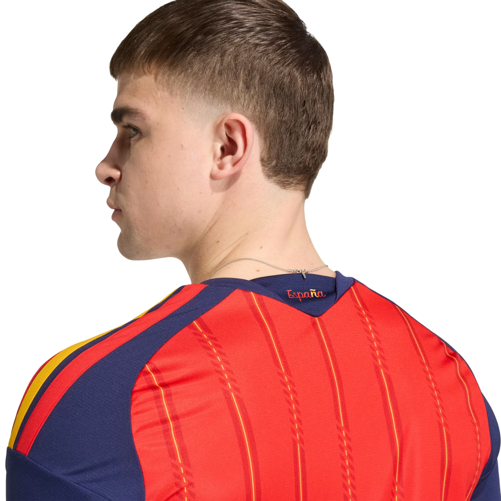 adidas Mens Spain 2026 Long Sleeve Home Jersey (Vivid Red)
