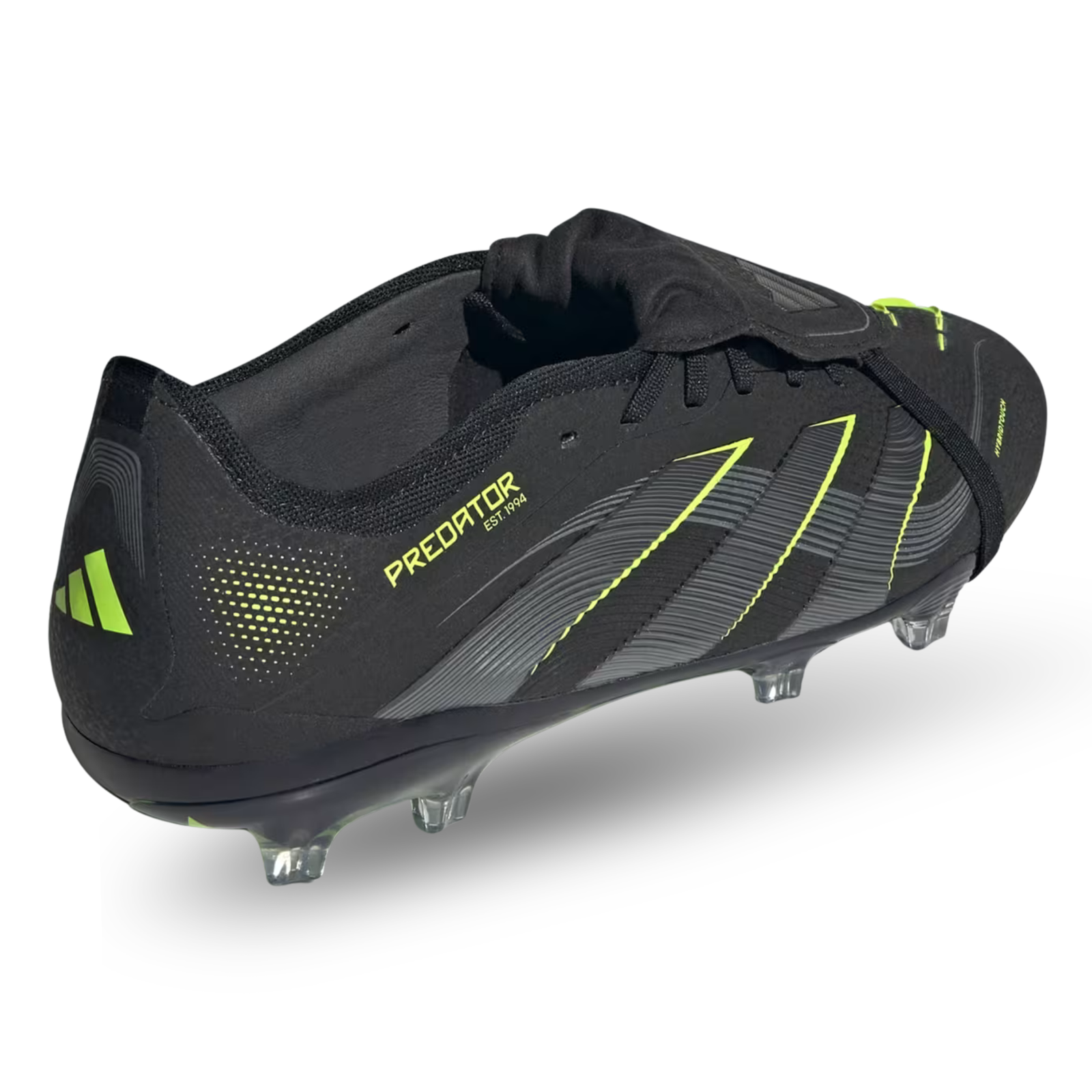 adidas Predator Pro FT Firm Ground Soccer Cleats (Black/Lucid Lemon)