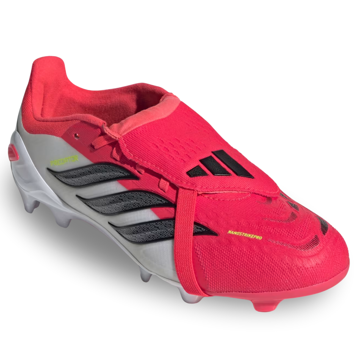 adidas Jr. Predator Elite FT Firm Ground Soccer Cleats (Lucid Red/Black/White)