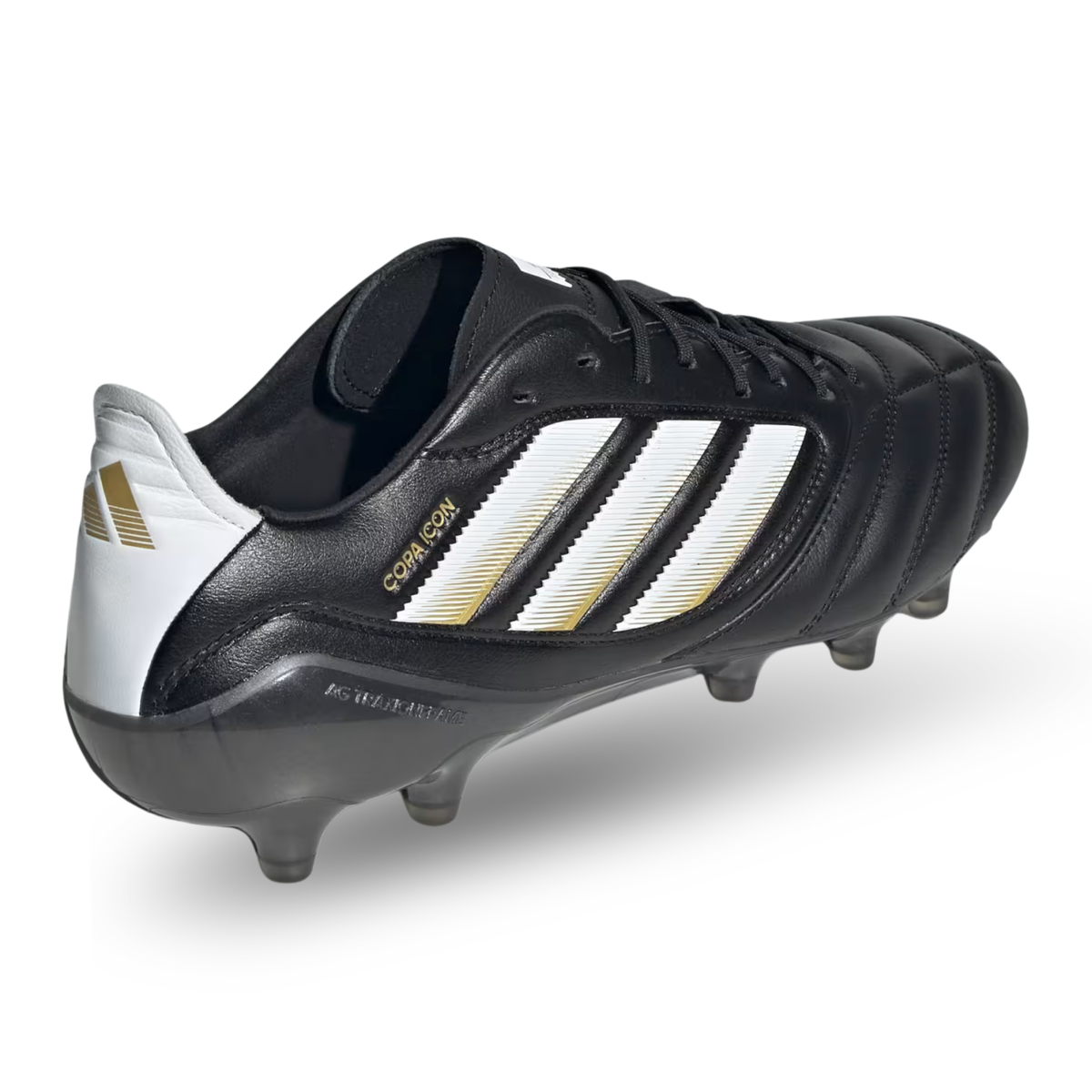 adidas Copa Icon II FG/AG Soccer Cleats (Black/White/Metallic Gold)