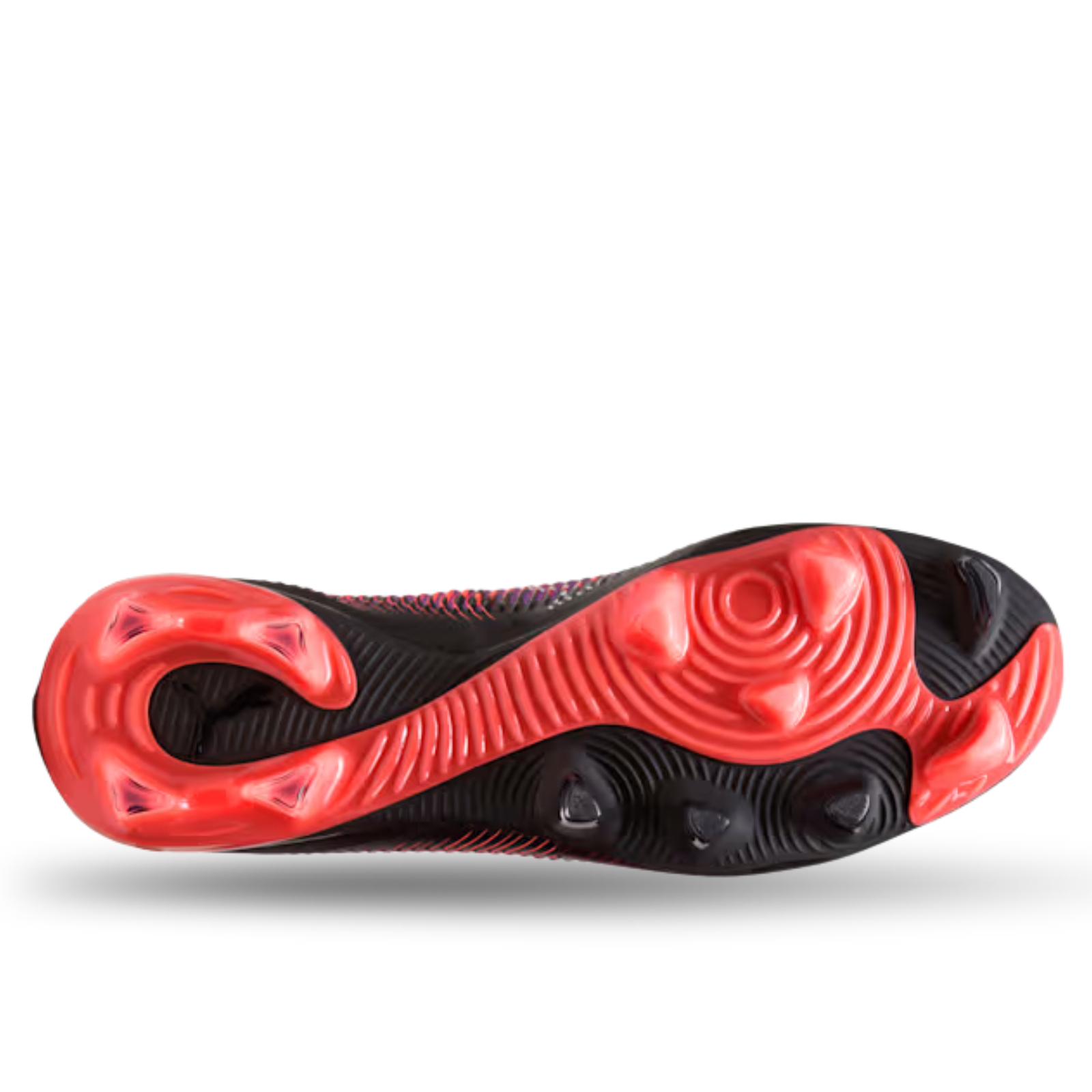 Puma Future 8 Match FG/AG Soccer Cleats (Black/Glowing Red)