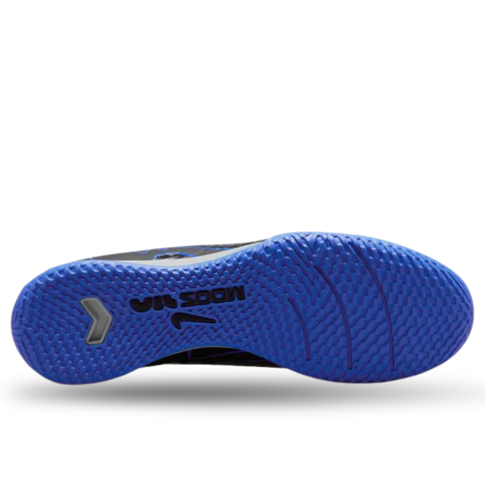 Nike Zoom Superfly 9 Academy Indoor Soccer Shoes (Black/Chrome-Hyper Royal)