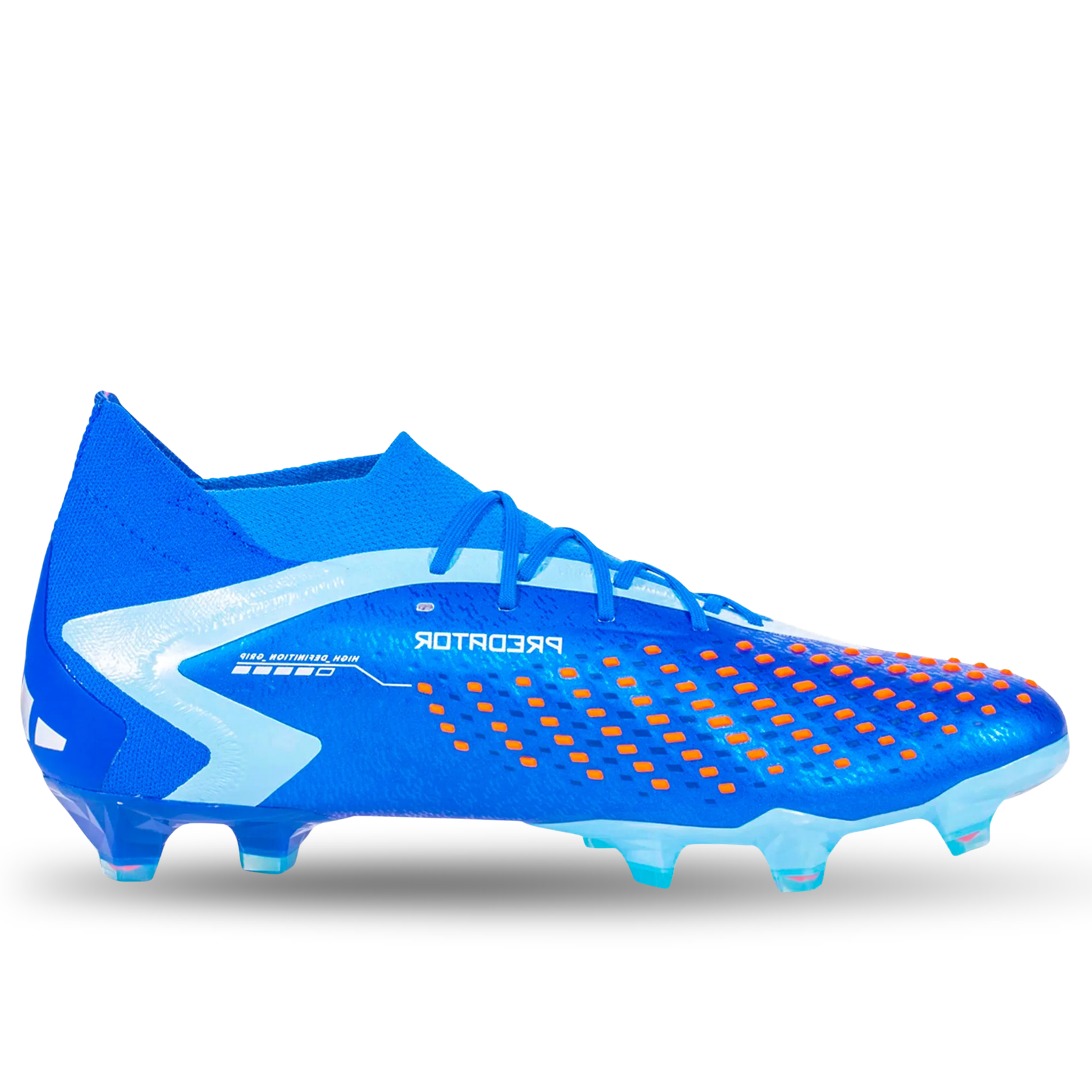 adidas Predator Accuracy.1 Firm Ground Soccer Cleats (Bright Royal/Cloud White/Solar Red)