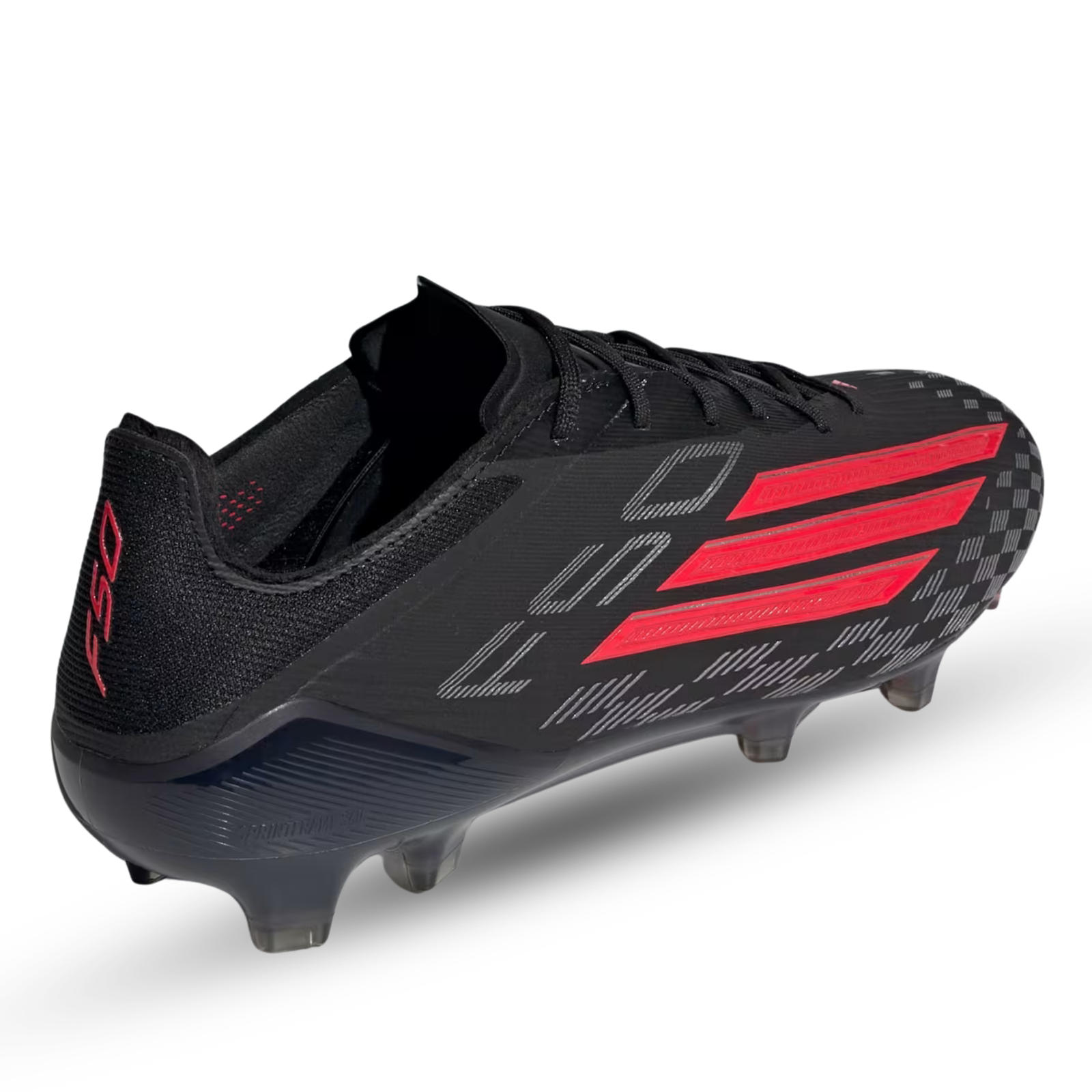 adidas F50 Elite Firm Ground Soccer Cleats (Black/Lucid Red)