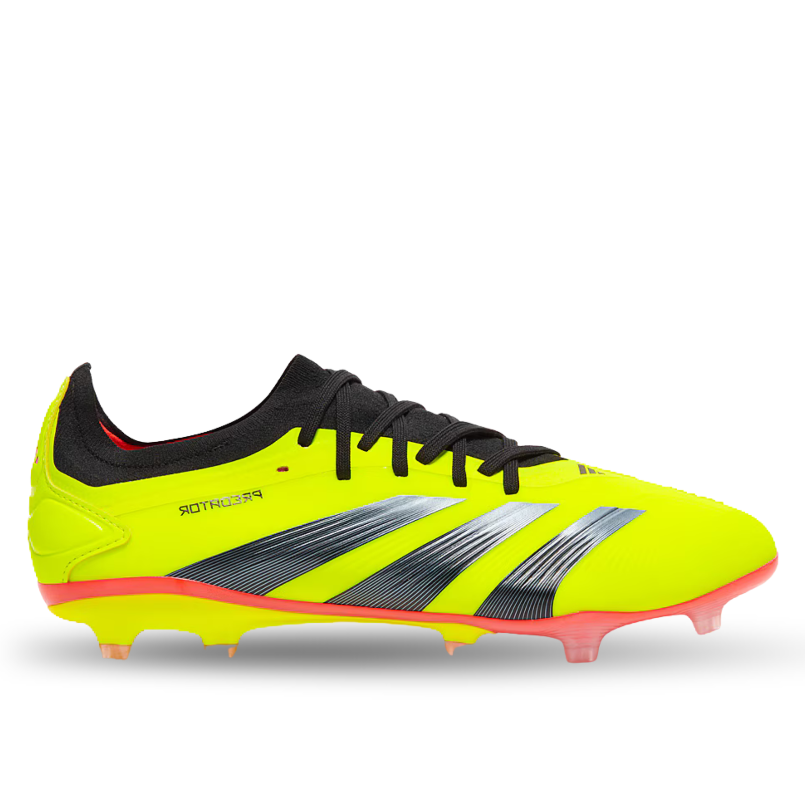adidas Predator Pro FG Soccer Cleats (Solar Yellow/Black/Solar Red)
