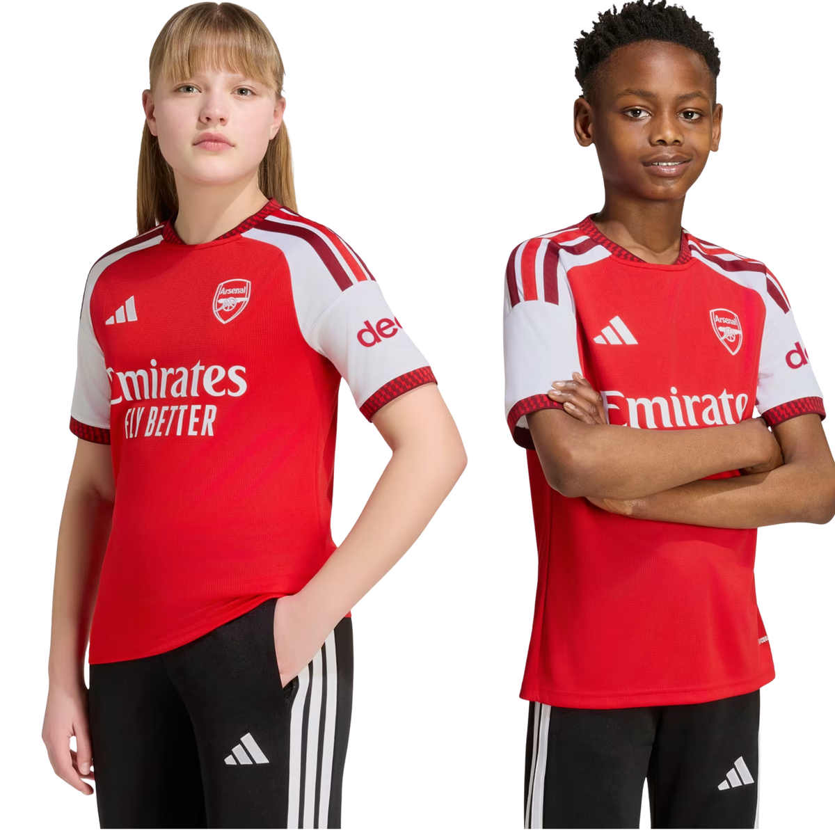 adidas Youth Arsenal Home Jersey 26/27 (Better Scarlet)