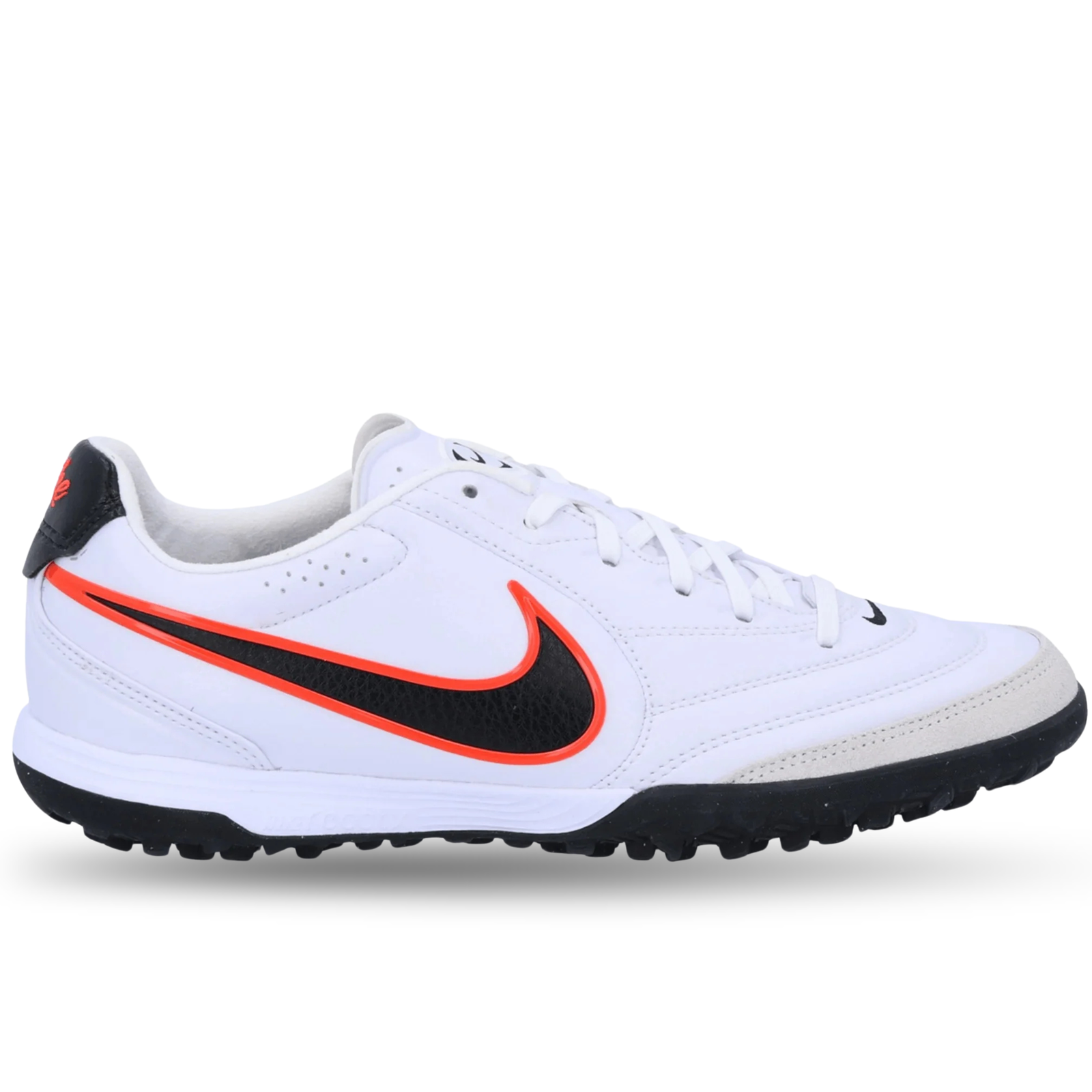 Nike Tiempo Ligera Pro Turf Soccer Shoes (White/Black/Bright Crimson)