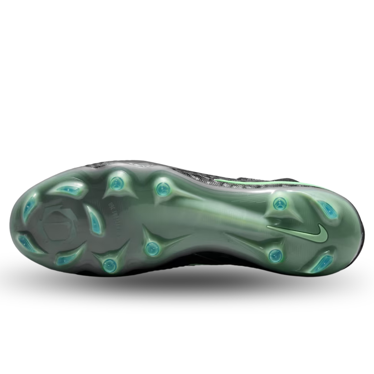 Nike Phantom 6 High Elite FG Soccer Cleats (Black/Illusion Green)