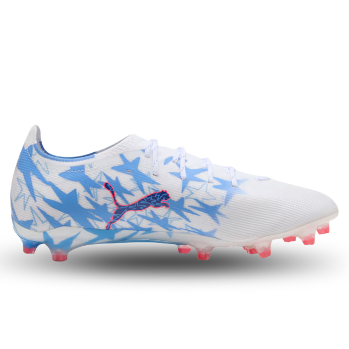 Puma Ultra 6 Match KidSuper x CP FG/AG Soccer Cleats (Puma White/Pink Lilac)