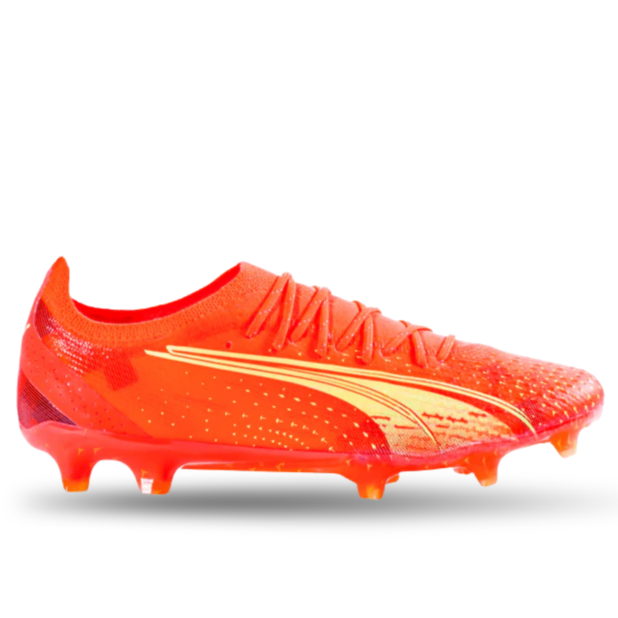 Puma Ultra Ultimate FG/AG Soccer Cleats (Coral/Fizzy Light/Black)