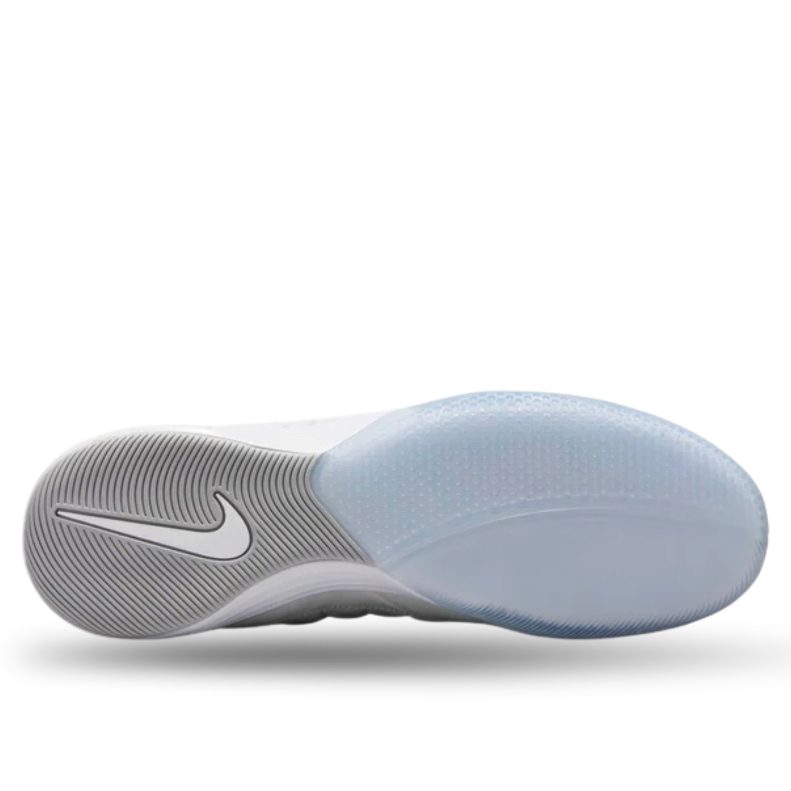 Nike Lunargato II Soccer Indoor Shoes (White/Chrome)