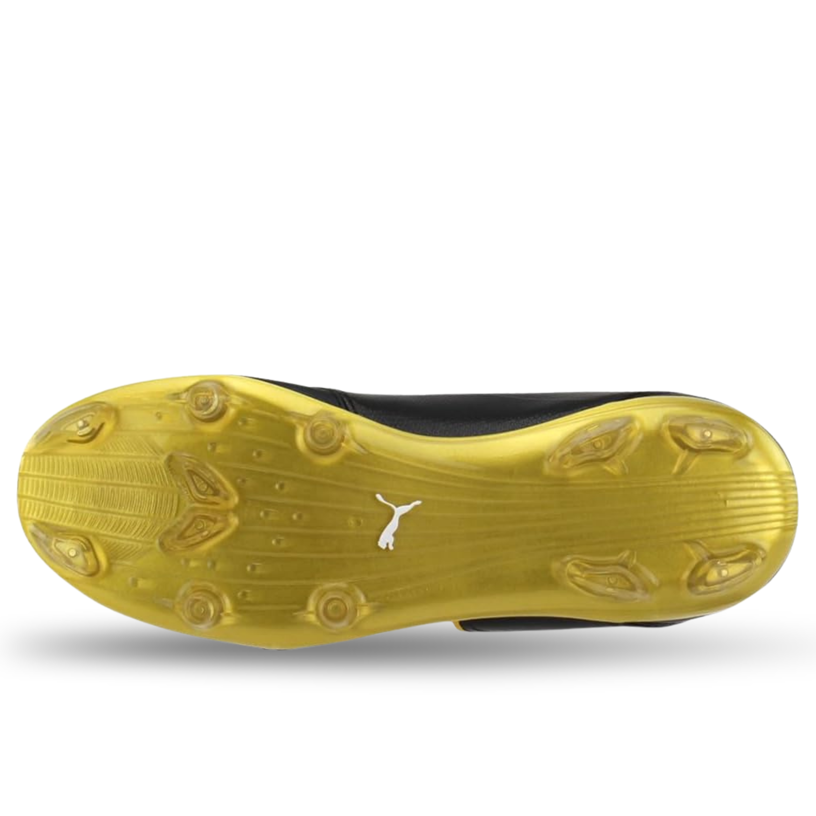 PUMA Men's Capitano II FG Firm Ground Soccer Cleats (Black/Gold)