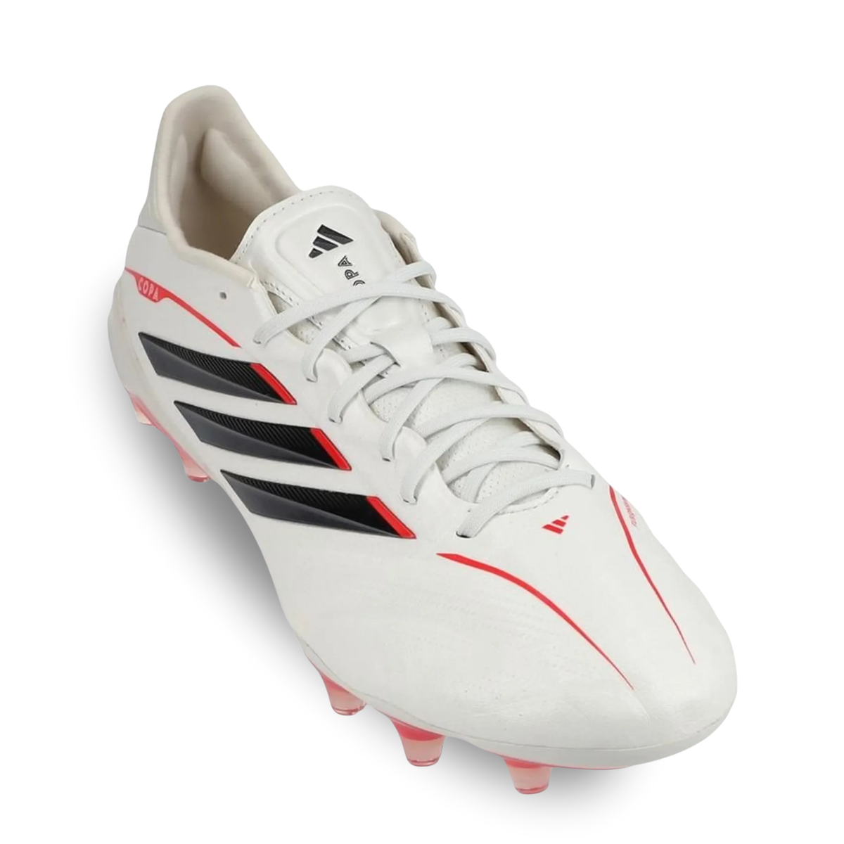 adidas Copa Pure IV Elite FG Soccer Cleats (Zero Metallic/Black/Lucid Red)