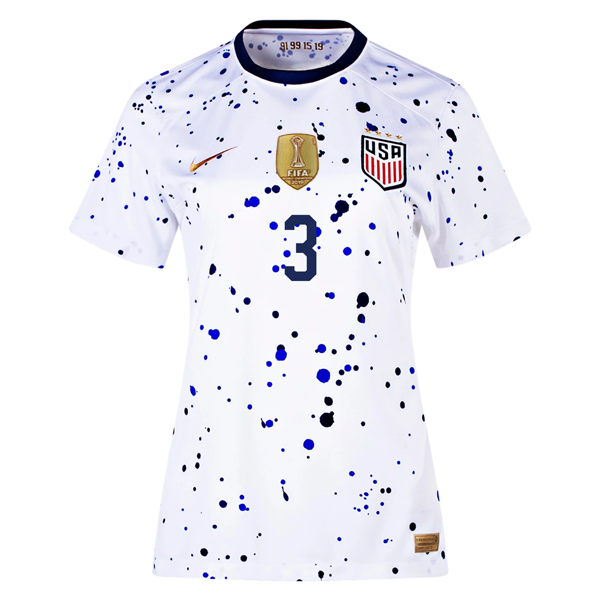 Nike Womens United States Sofia Huerta 4 Star Home Jersey 23 24 w