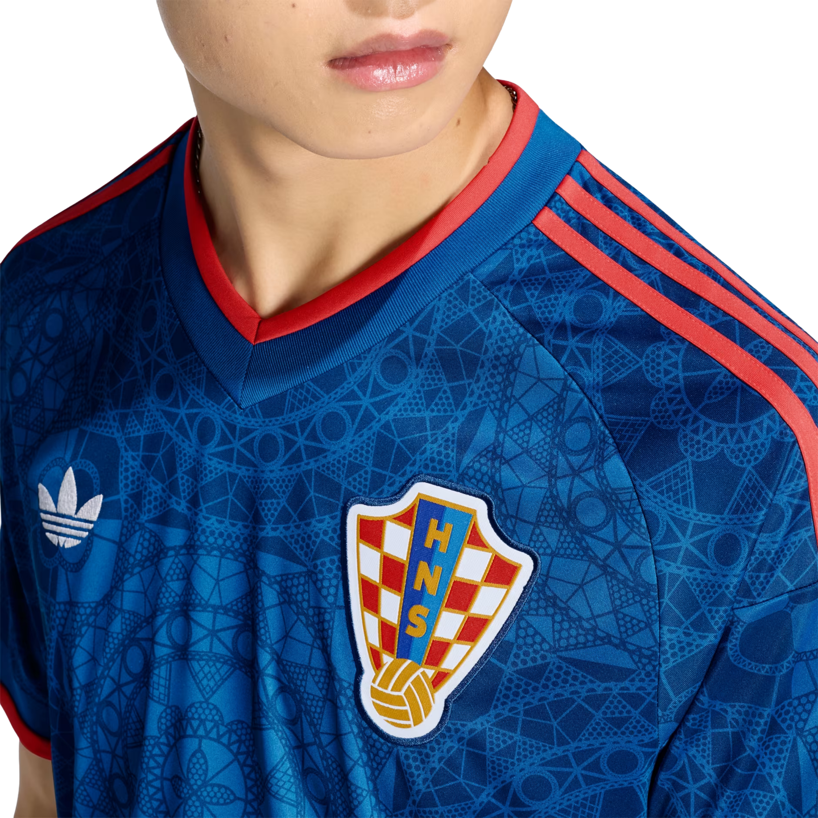 adidas Croatia 26/27 Away Soccer Jersey (Blue/Red)