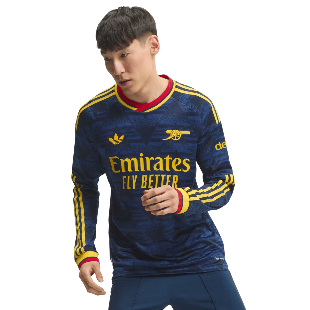adidas Mens Arsenal Long Sleeve Authentic Away Jersey 26/27 (Navy)