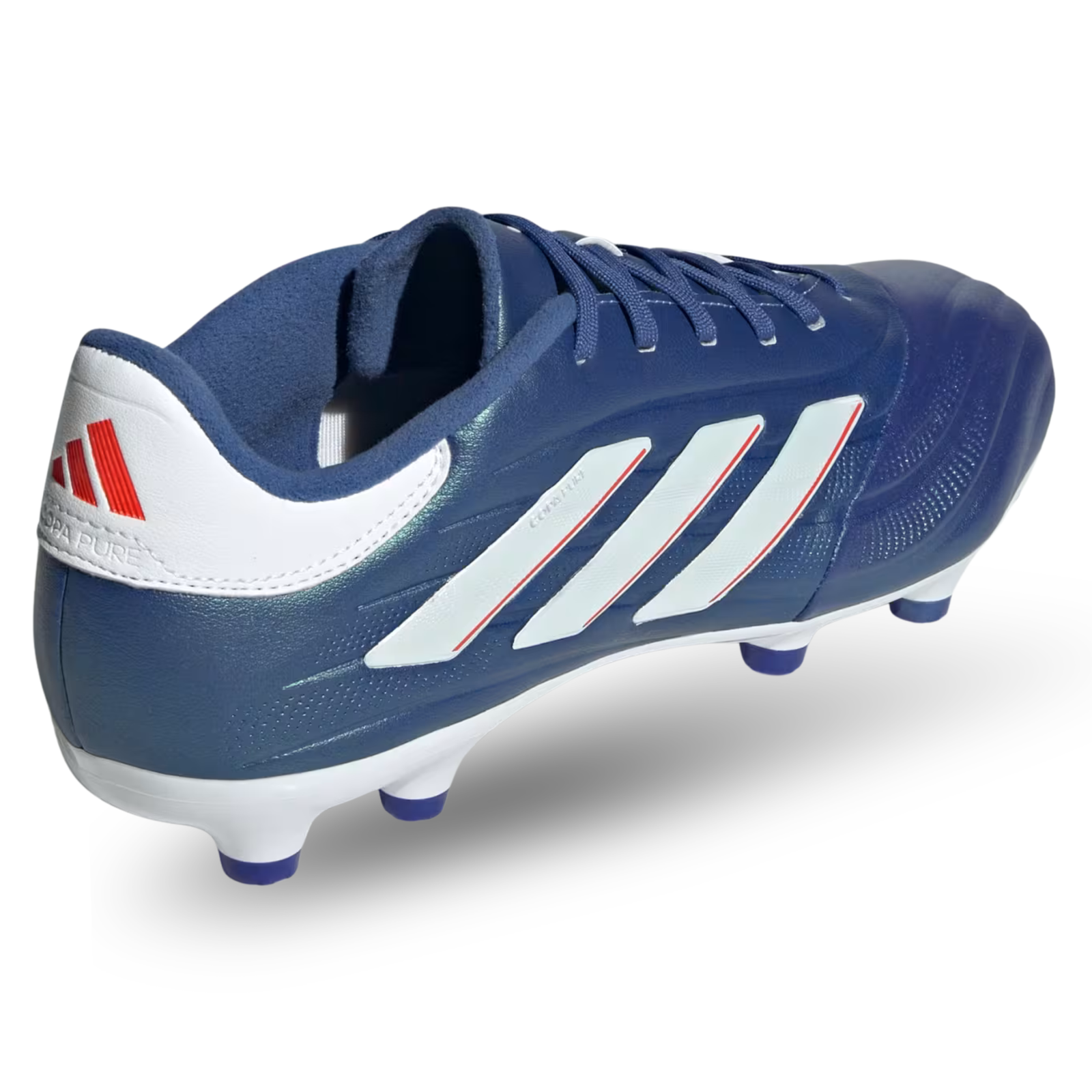 adidas Copa Pure II.3 Firm Ground Soccer Cleats (Lucid Blue/Cloud White)