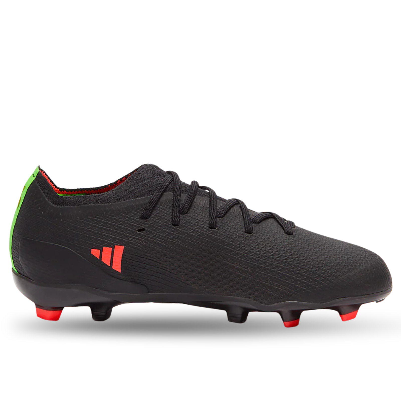Botines de fútbol adidas Jr. X Speedportal.1 FG (Núcleo Negro/Rojo Solar/Amarillo Solar)
