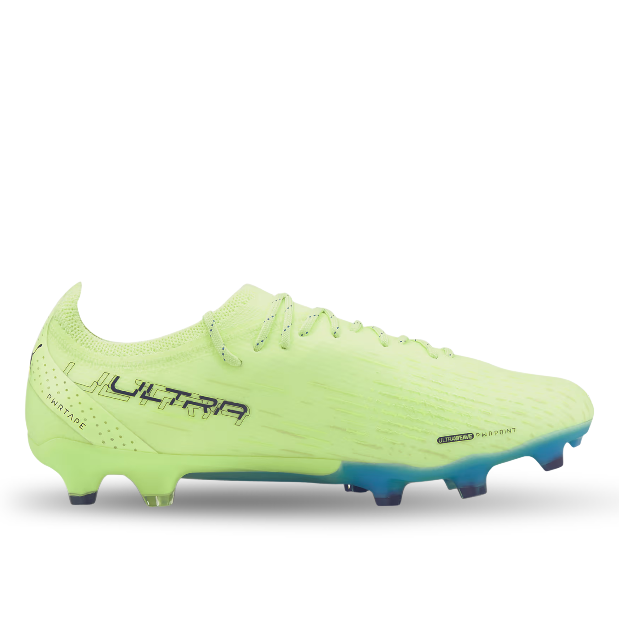 Puma Ultra Ultimate FG/AG Soccer Cleats (Fizzy Light/Parisian Blue)