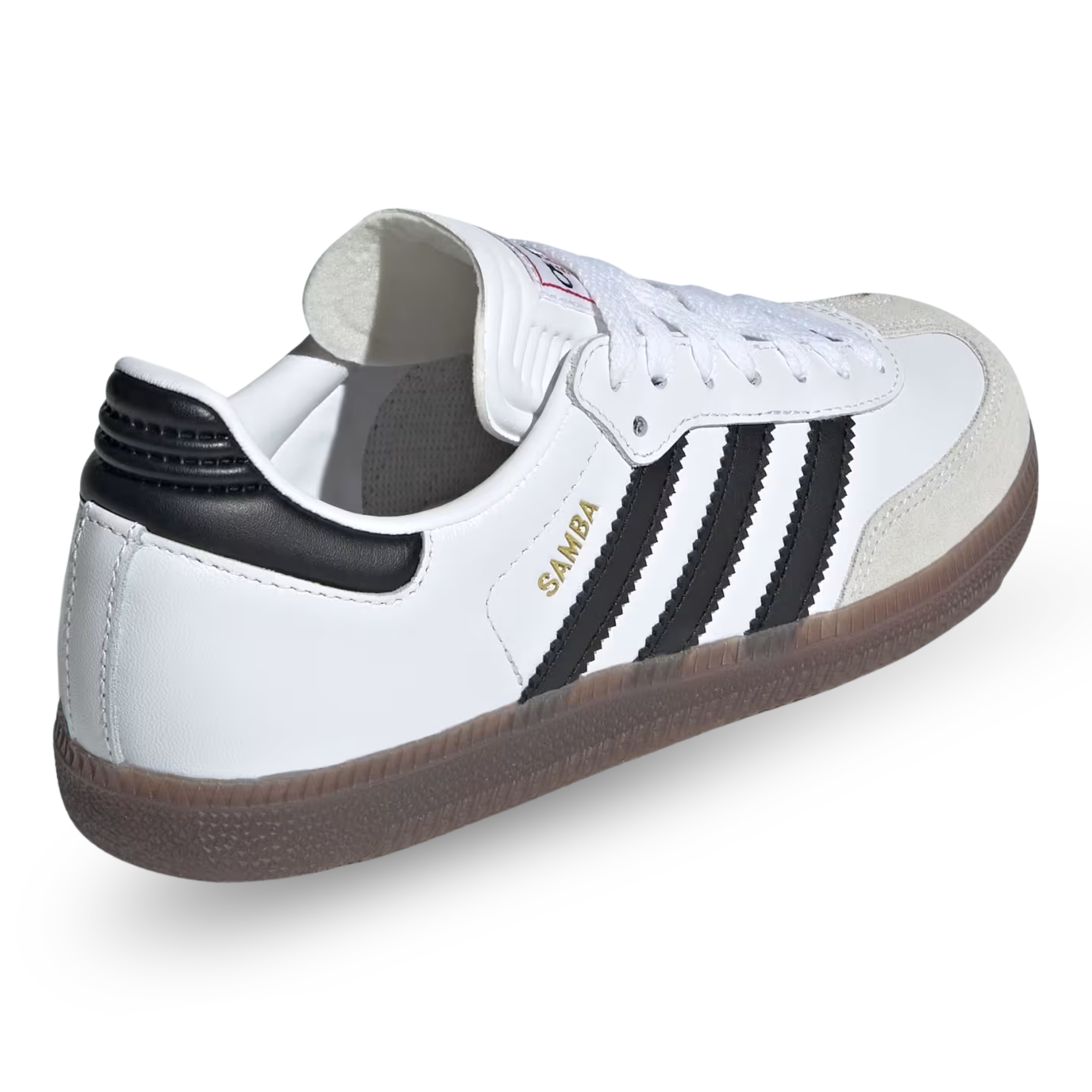 adidas Youth Jr. Samba Soccer Shoes (White/Black)