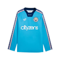 Puma Mens Manchester City Retro King Long Sleeve Jersey 26/27 (Speed Blue/Puma White)