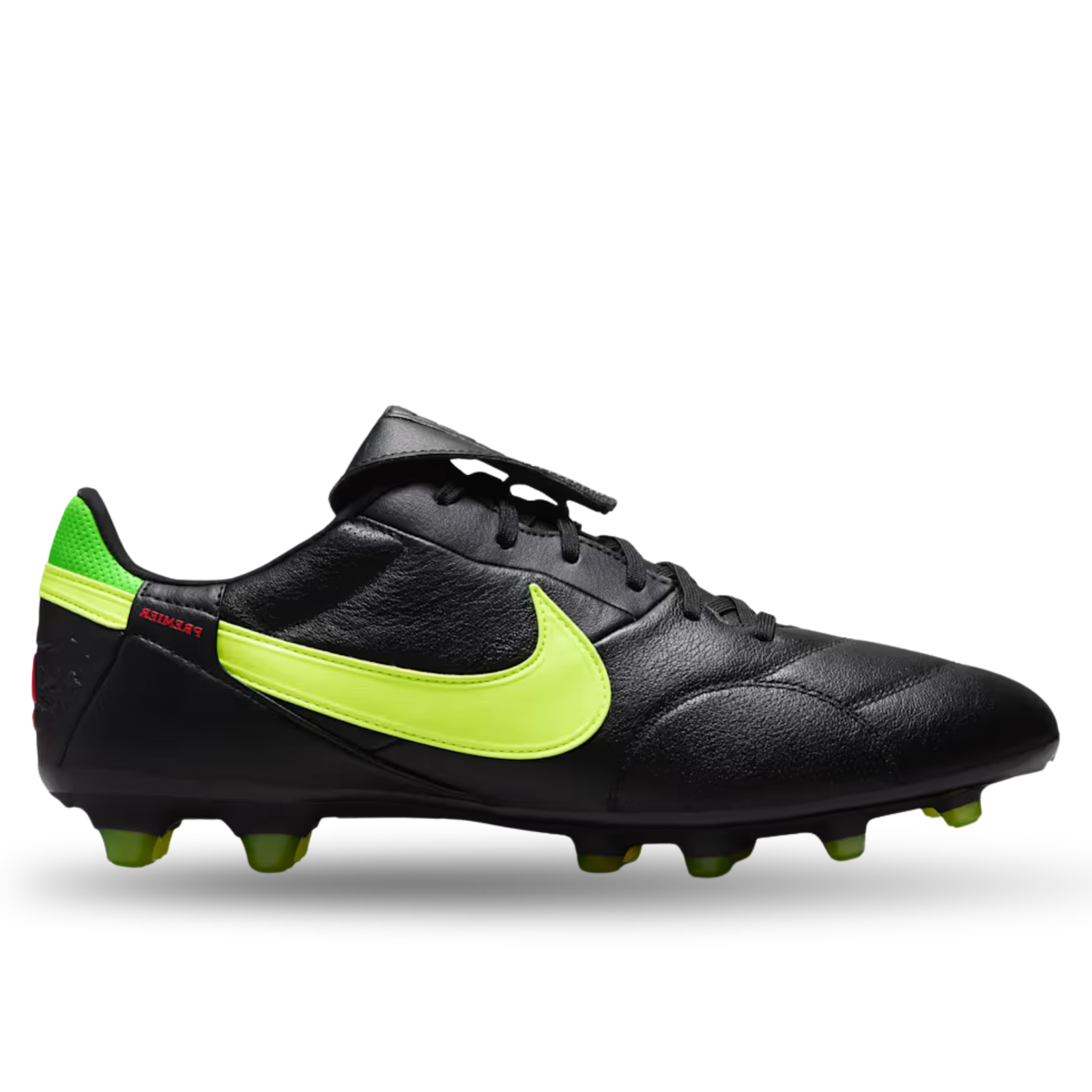Nike Premier III FG Soccer Cleats (Black/Volt-Green Strike)