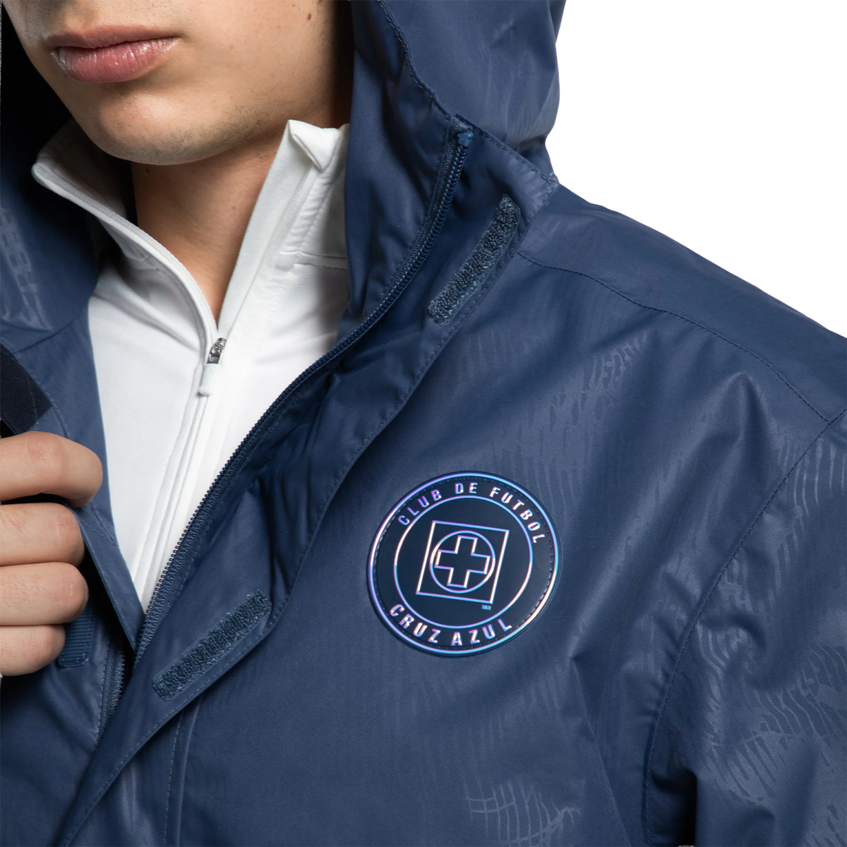 Pirma Men's Cruz Azul All-Weather Jacket (Navy Blue)
