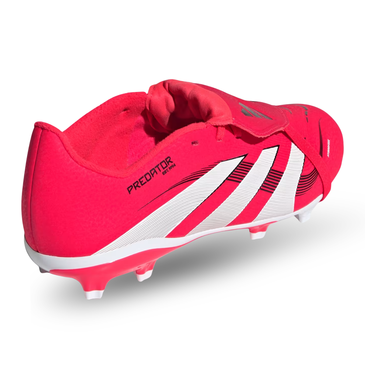 adidas Jr. Predator League FT FG Soccer Cleats (Lucid Red/White/Black)
