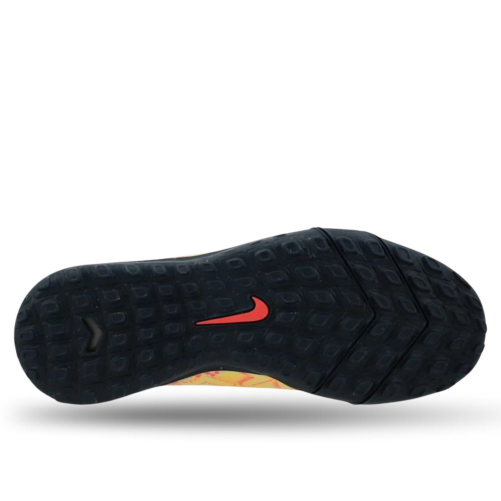 Nike Youth Jr. Zoom Superfly 10 Academy KM Turf Soccer Shoes (Light Laser Orange/Armory Navy)