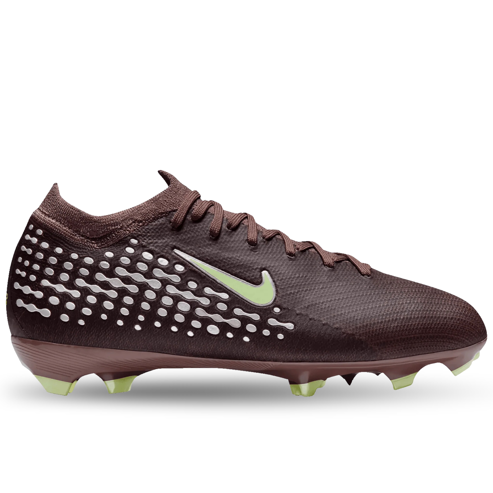 Nike Jr Zoom Vapor 16 Pro KM Firm Ground Soccer Cleats (Plum Eclipse/Metallic Silver)