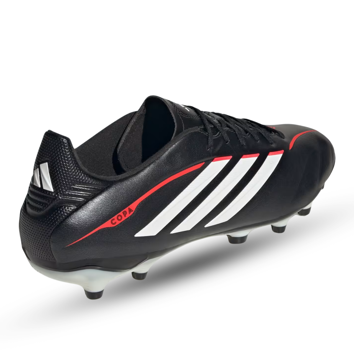 adidas Copa Pure IV League FG Soccer Cleats (Black/White/Lucid Red)