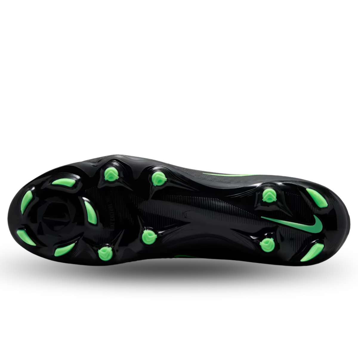Nike Phantom 6 High Academy FG/MG Soccer Cleats (Black/Illusion Green)