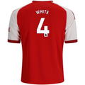 adidas Youth Arsenal Ben White Home Jersey 26/27 (Better Scarlet)