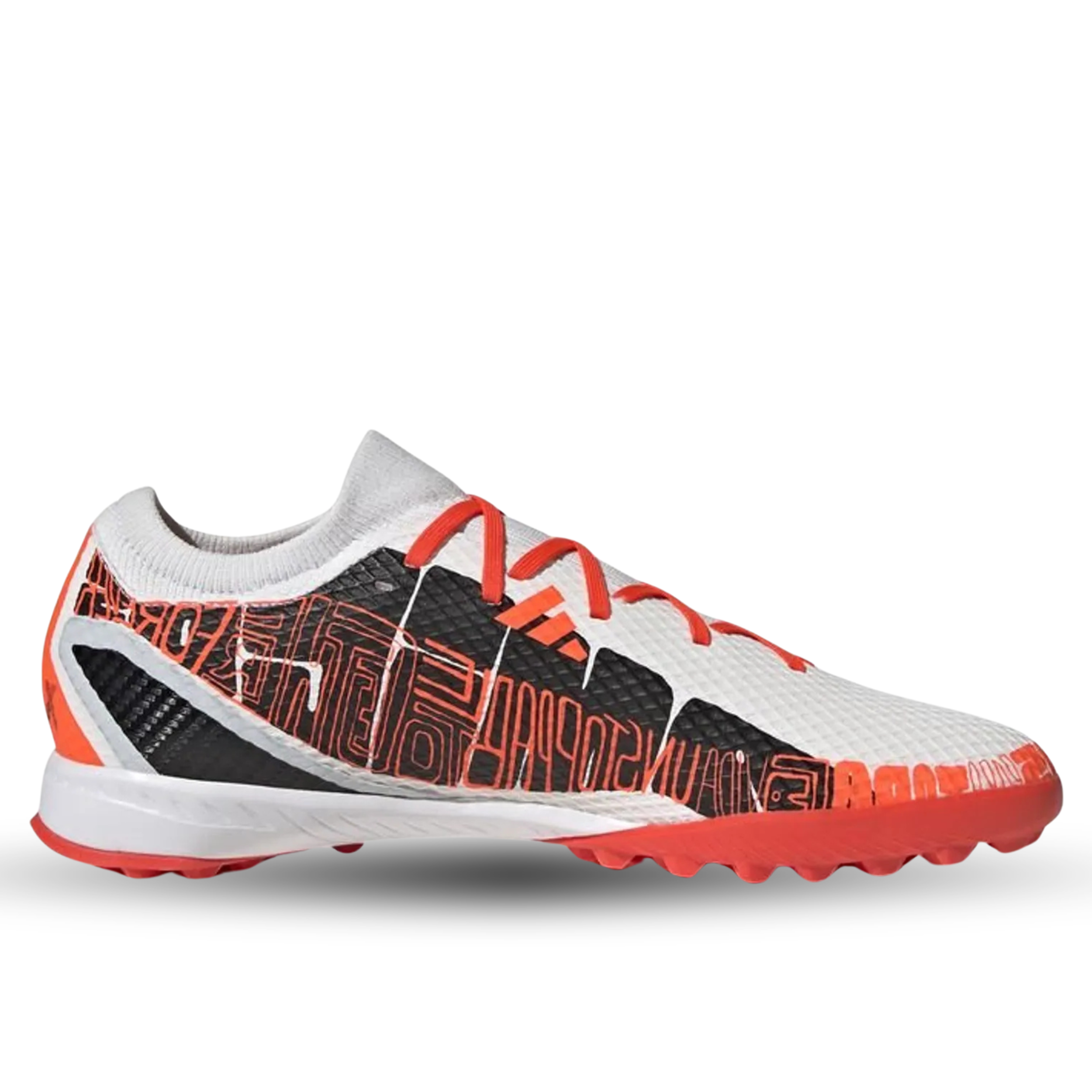 adidas X Speedportal Messi.3 Turf Soccer Shoes (White/Solar Red)