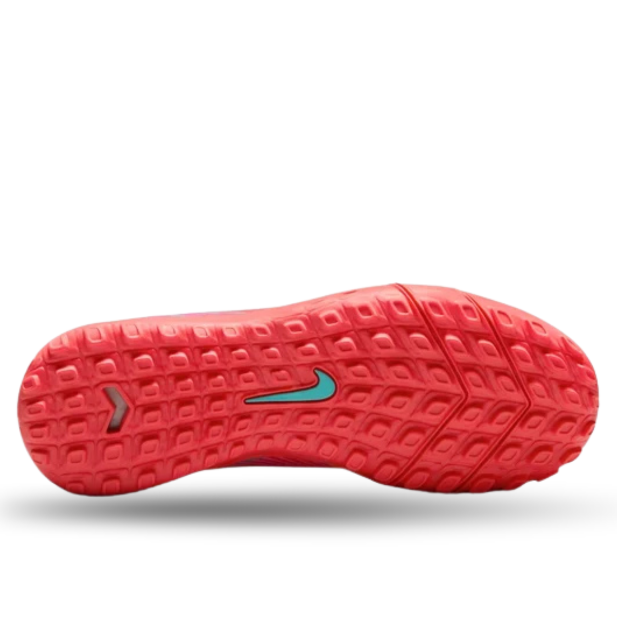 Nike Youth Jr. Zoom Superfly 10 Academy Turf Soccer Shoes (Ember Glow/Aurora Green)