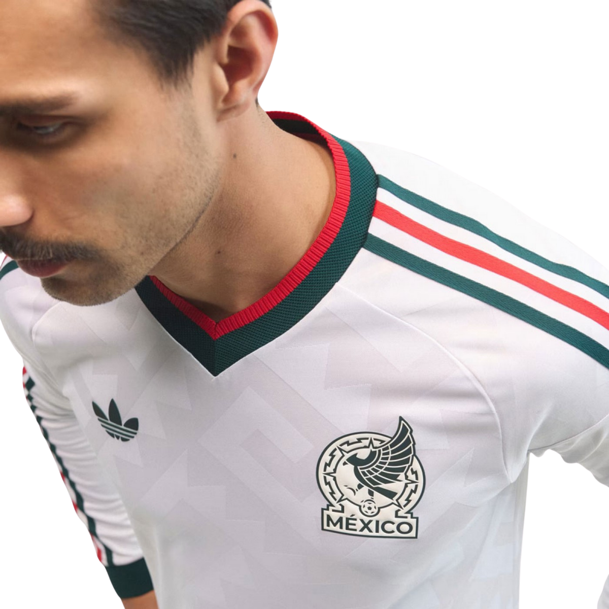 adidas Mexico Long Sleeve Authentic Away Jersey 2026 (White)