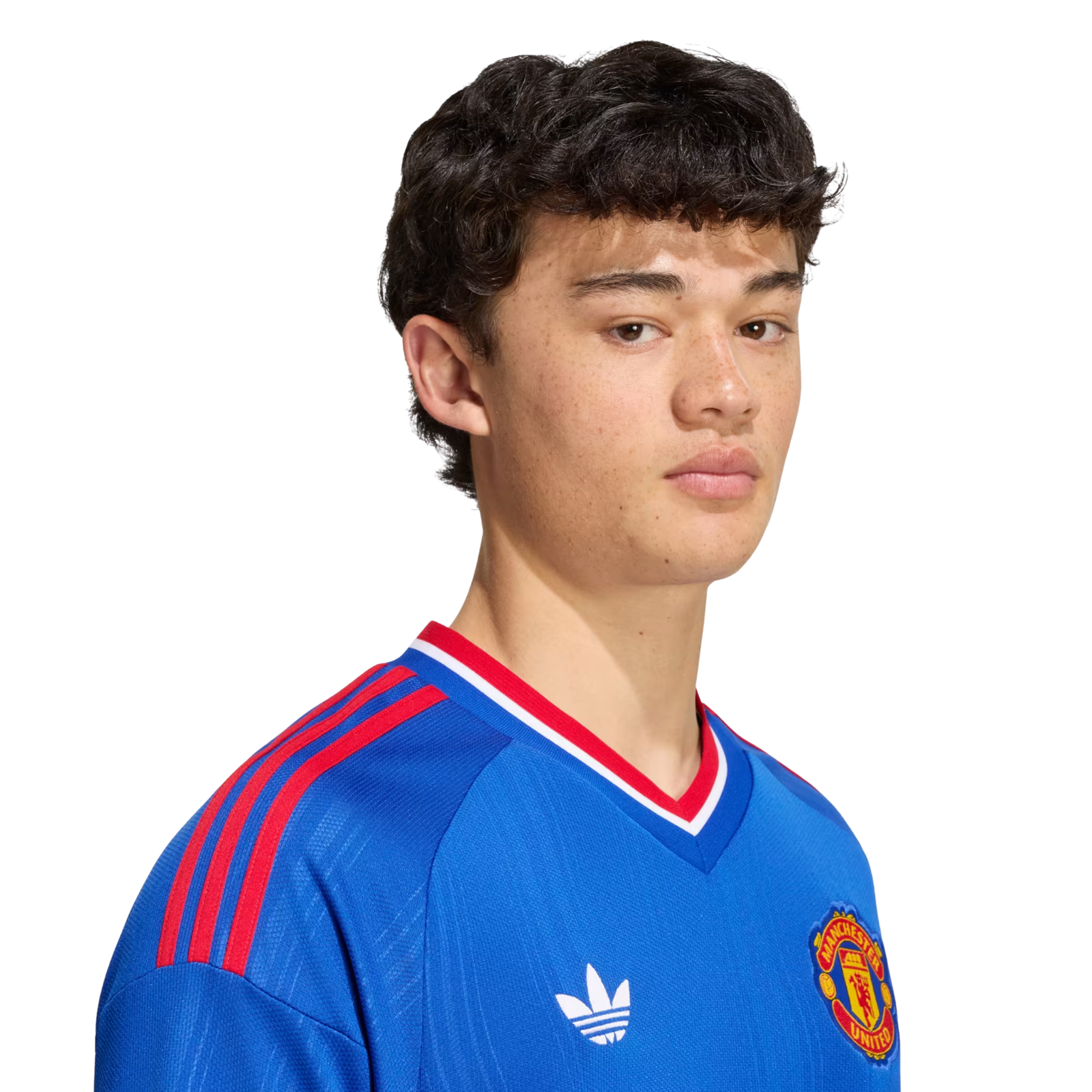 adidas Manchester United Long Sleeve Away Jersey 26/27 (Blue)