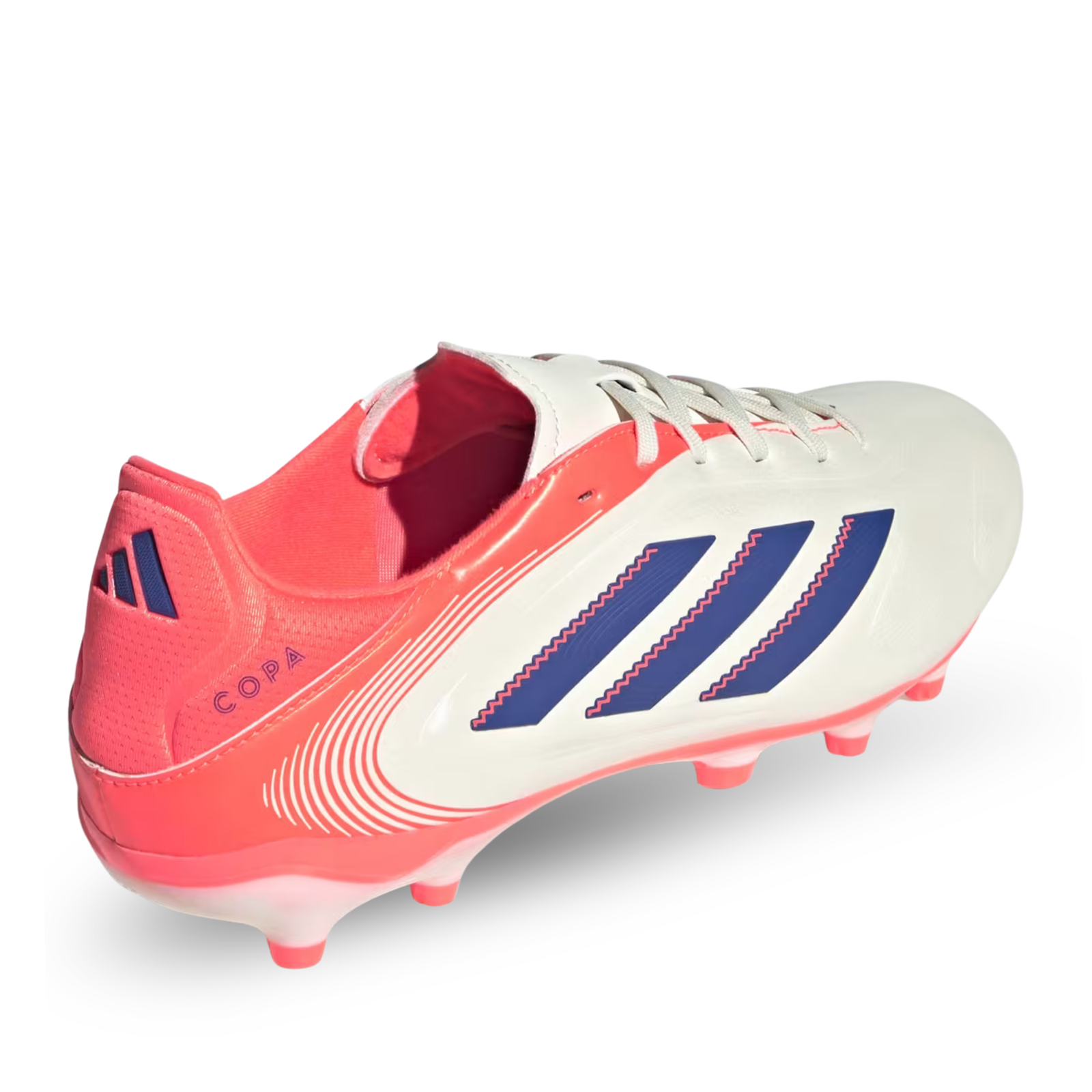 adidas Copa Pure III League Firm/Multi Ground Soccer Cleats (Off White/Blue/Orange)