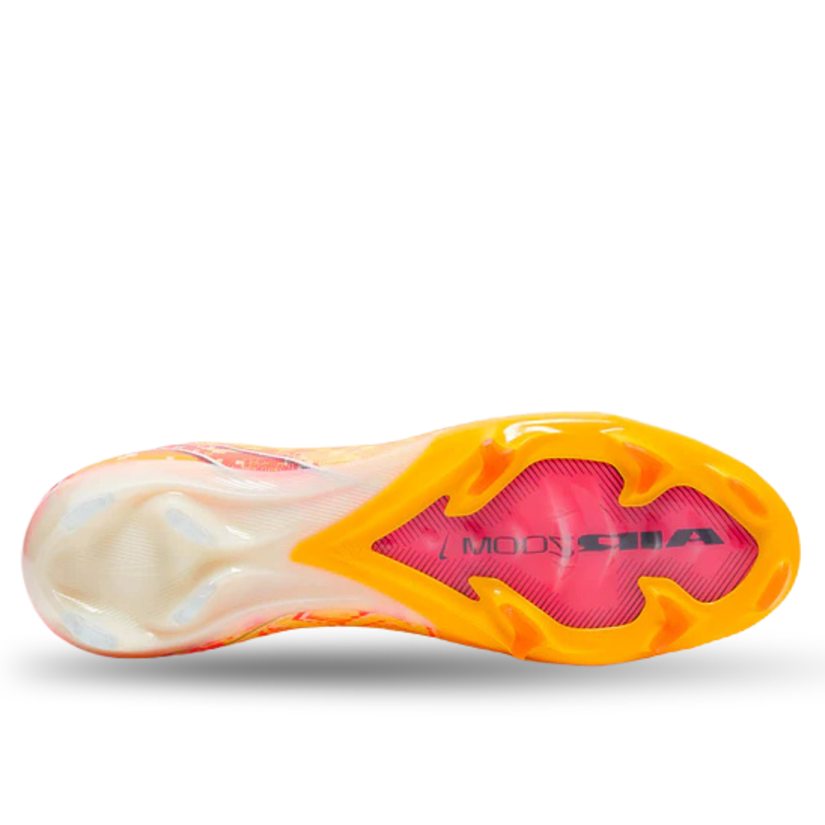 Nike Zoom Superfly 10 Elite KM FG Soccer Cleats (Light Laser Orange/Armory Navy)