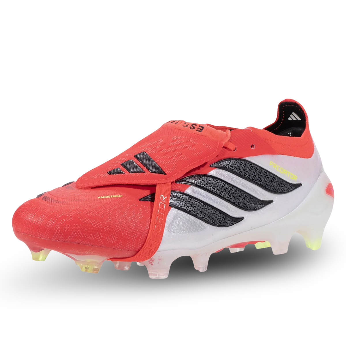 adidas Predator Elite FT Firm Ground Soccer Cleats (Lucid Red/Black/White)