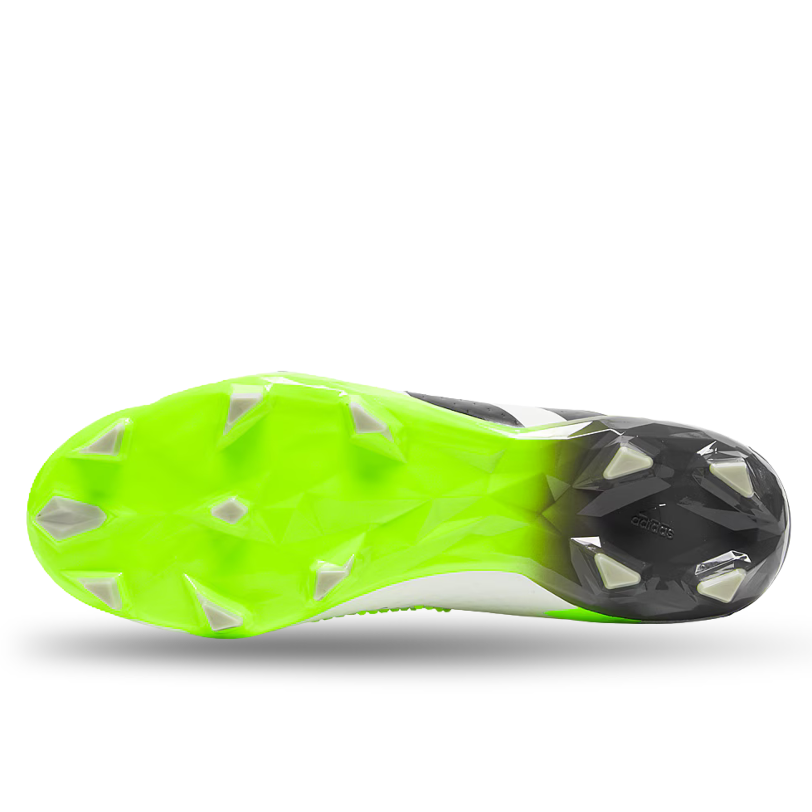 adidas Predator Accuracy.2 Firm Ground Soccer Cleats (White/Core Black/Lucid Lemon)