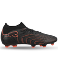 PUMA Future 9 Ultimate FG Soccer Cleats (Puma Black/Glowing Red/Gray)