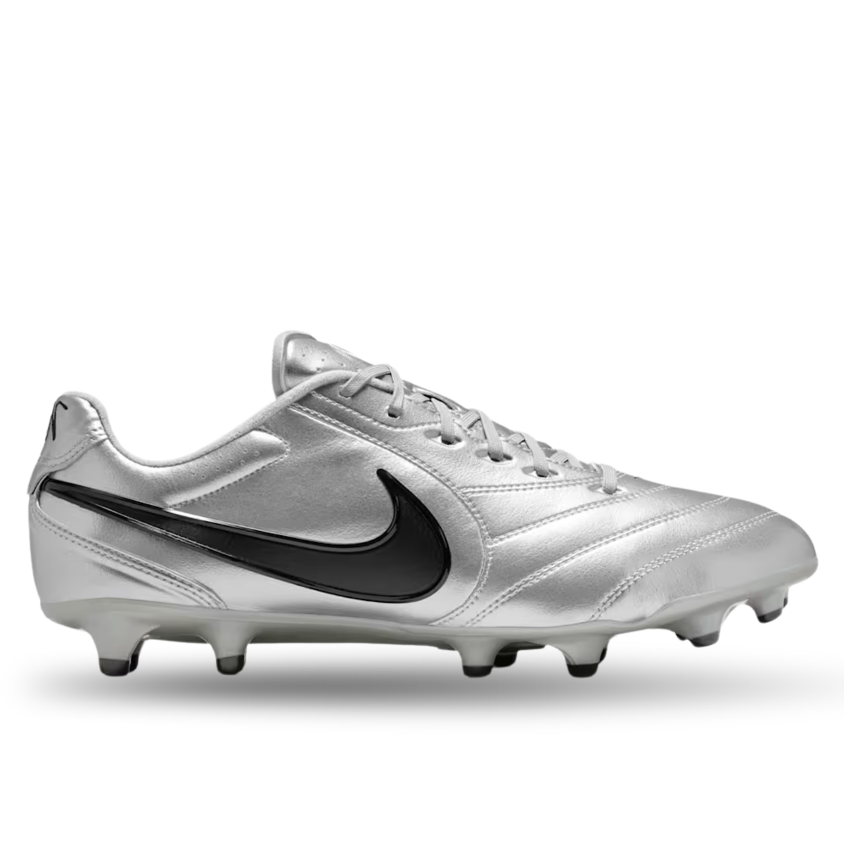Nike Tiempo Ligera Pro FG Football Boots (Metallic Silver/Black)