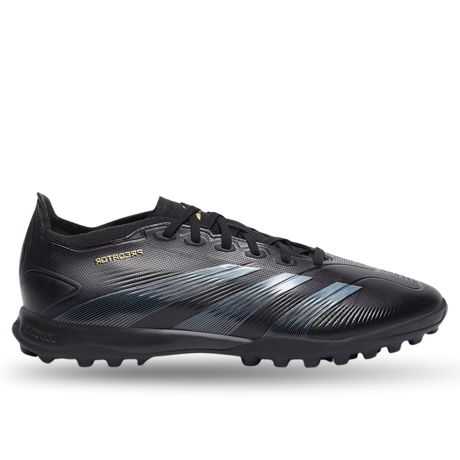 adidas Predator League TF Cleat (Core Black/Carbon/Gold Metallic)