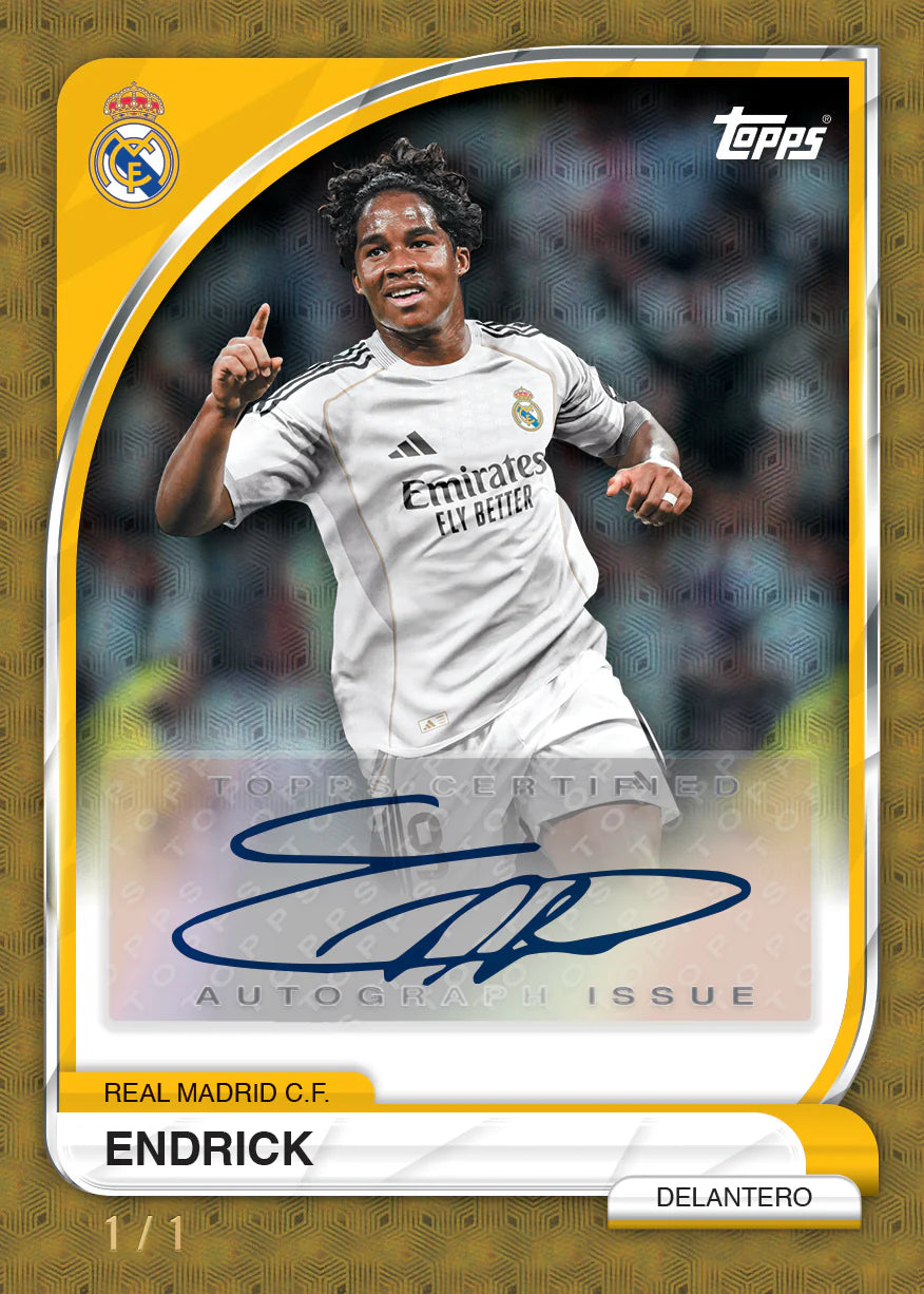Topps Real Madrid 25/26 Collectors Tin Set Trading Cards (White)