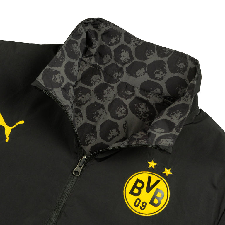 Puma BVB 25/26 KidSuper Reversible Jacket (Puma Black/Faster Yellow)