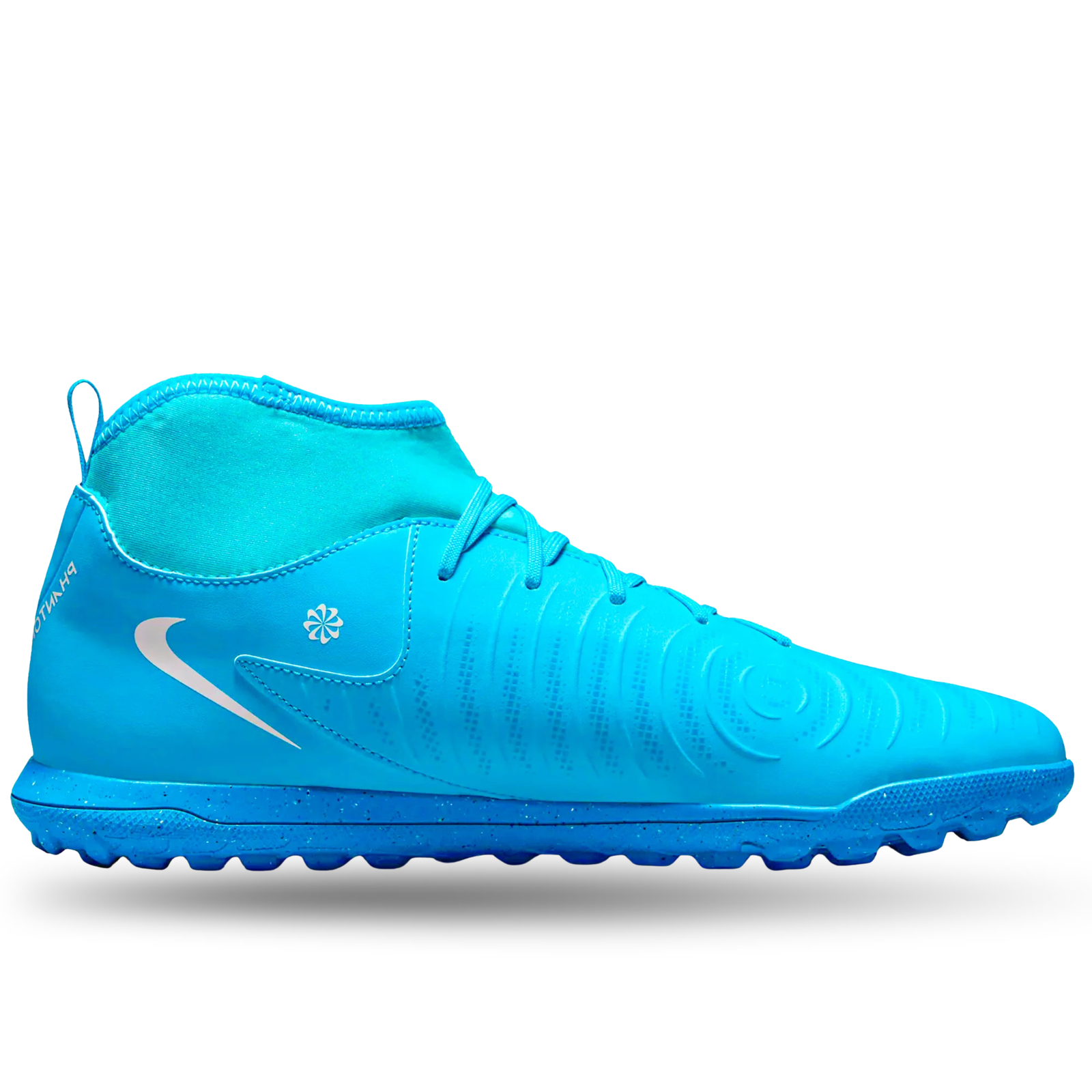 Nike Phantom Luna II Club Turf Soccer Shoes (Blue Fury/White)